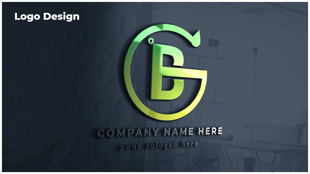 logo design in photoshop bangla tutorial || How to make Photoshop Logo Design