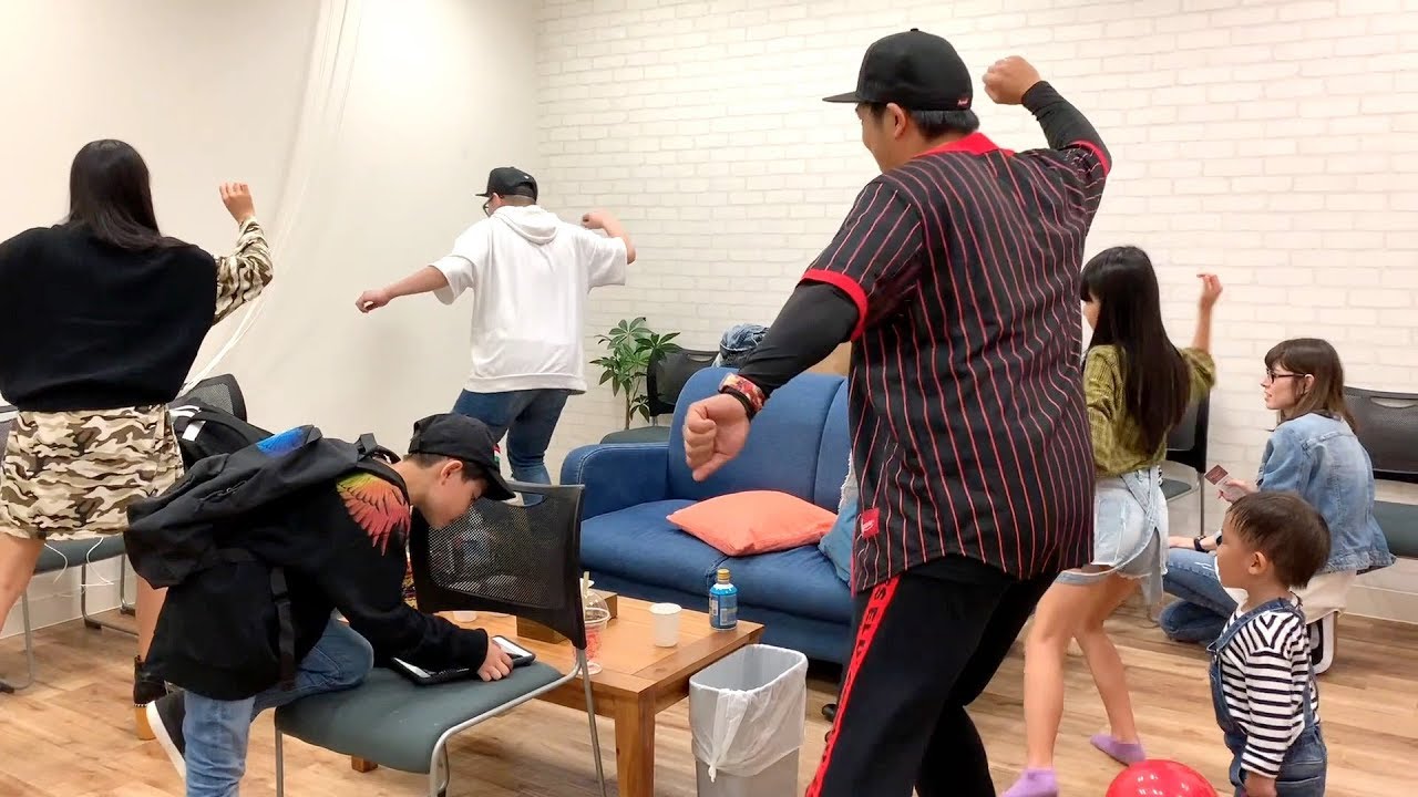 いおりくんパパにダンス教えてもらったけど全然踊れないおーしゃん 結局ほのぼのちゃんにカメラマンお願いされるww