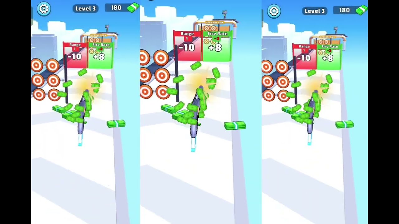 Level in marble gun in marble runner game video 