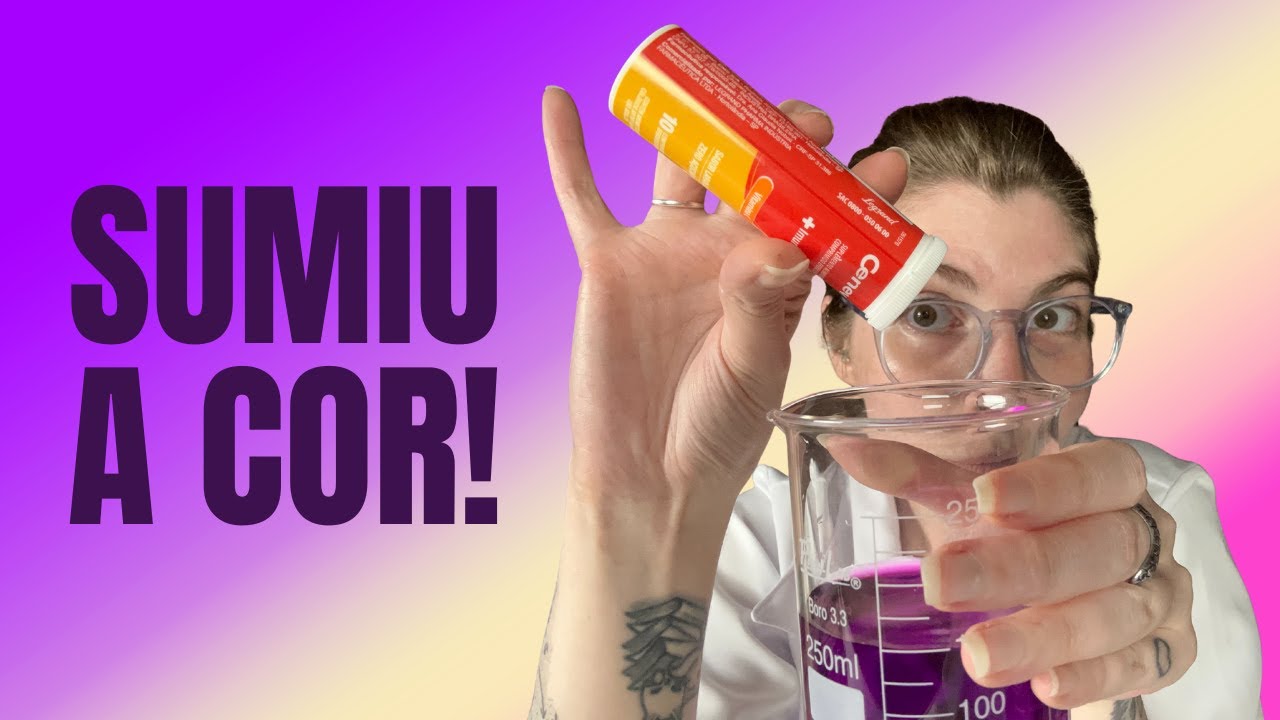 Oxidação da vitamina C - Veja a reação que muda a cor da solução | Laboratório Urânia #39