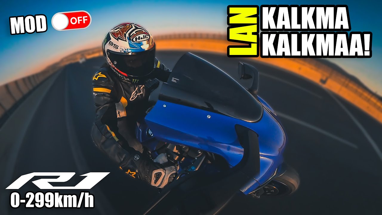 R1 MODLARI KAPATIP GAZLADIK! | MOTOVLOG #192