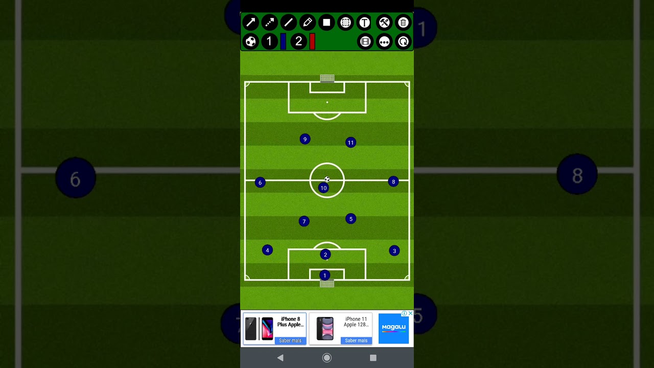 Movimentação defensiva 3-5-2