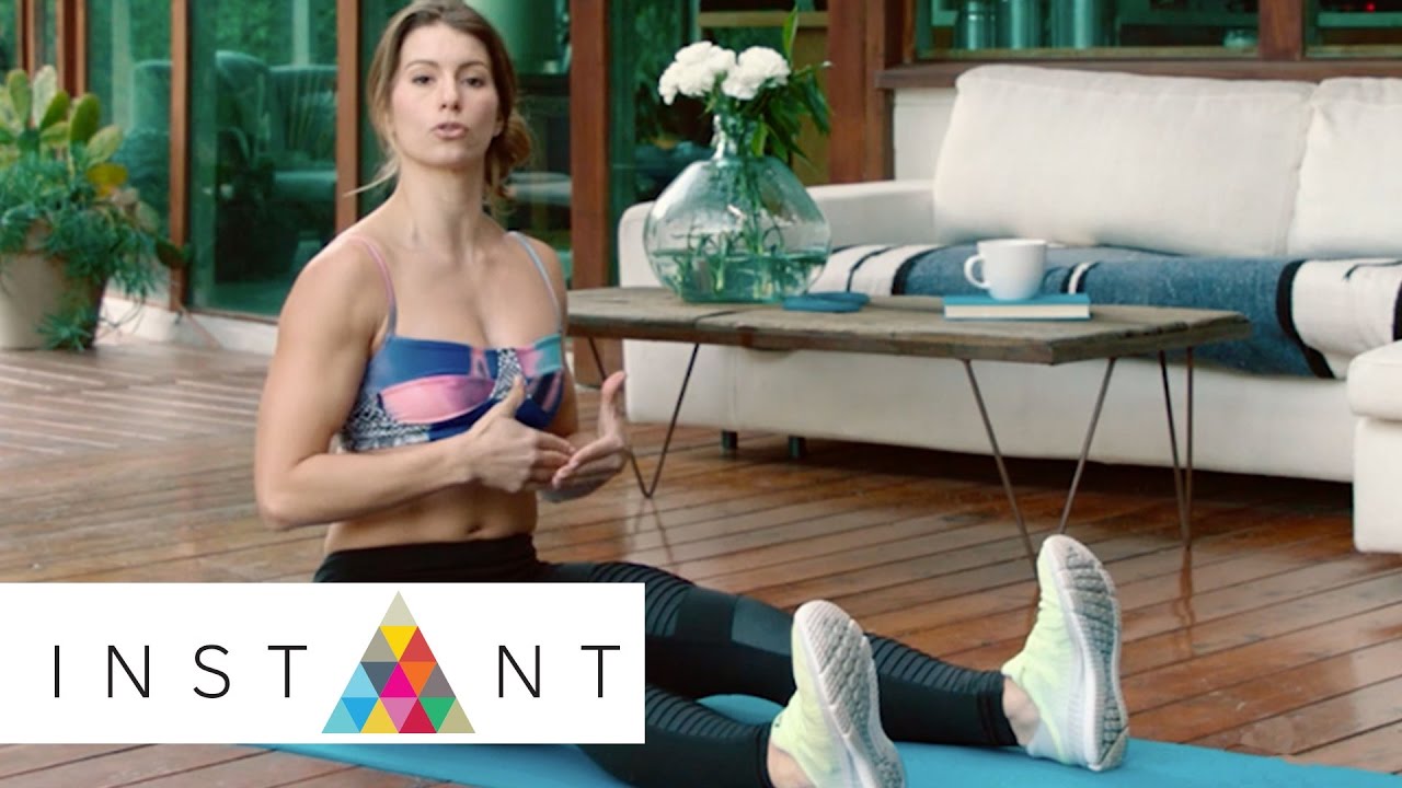 Jen Widerstrom Workout: Heel To Hip Compression Stretch | Degree Fit Club | INSTANT