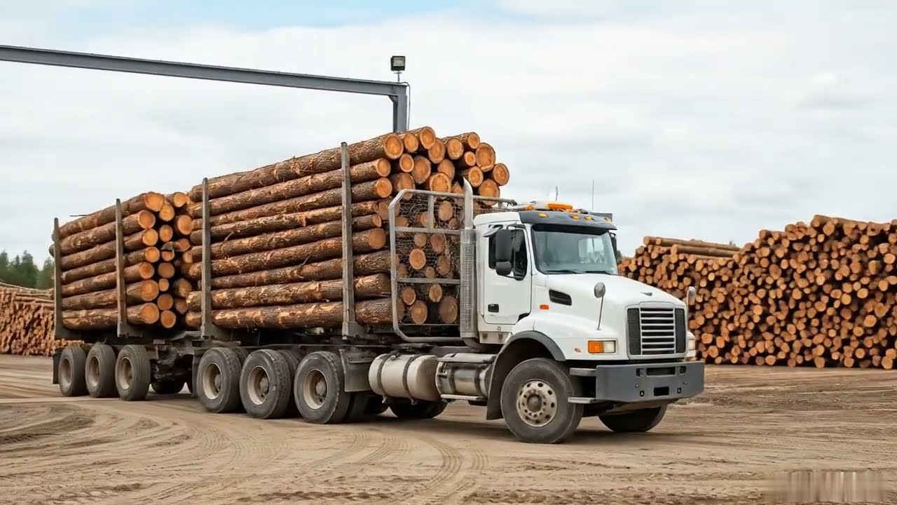 Inside the Modern Sawmill Factory – How Lumber Is Made for Luxury Furniture From Raw Logs
