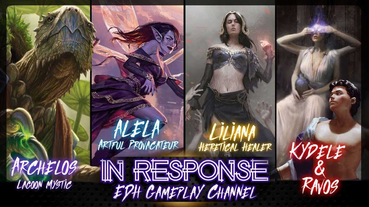 Archelos vs Alela vs Liliana vs Kydele and Ravos: EDH Gameplay