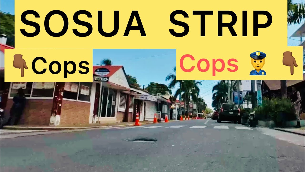 SOSUA PEDRO CLISANTE MORE POLICE THAN LOCALS #crazy 