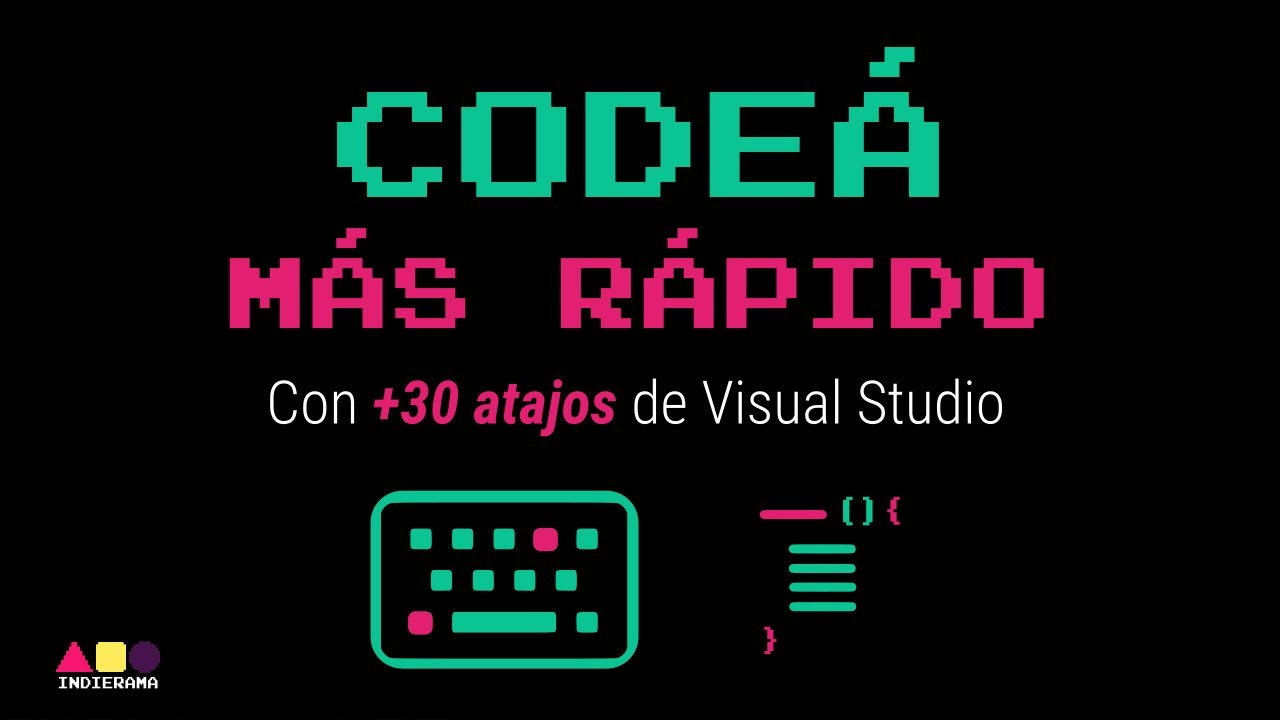 ATAJOS de VISUAL STUDIO para escribir código MÁS RÁPIDO
