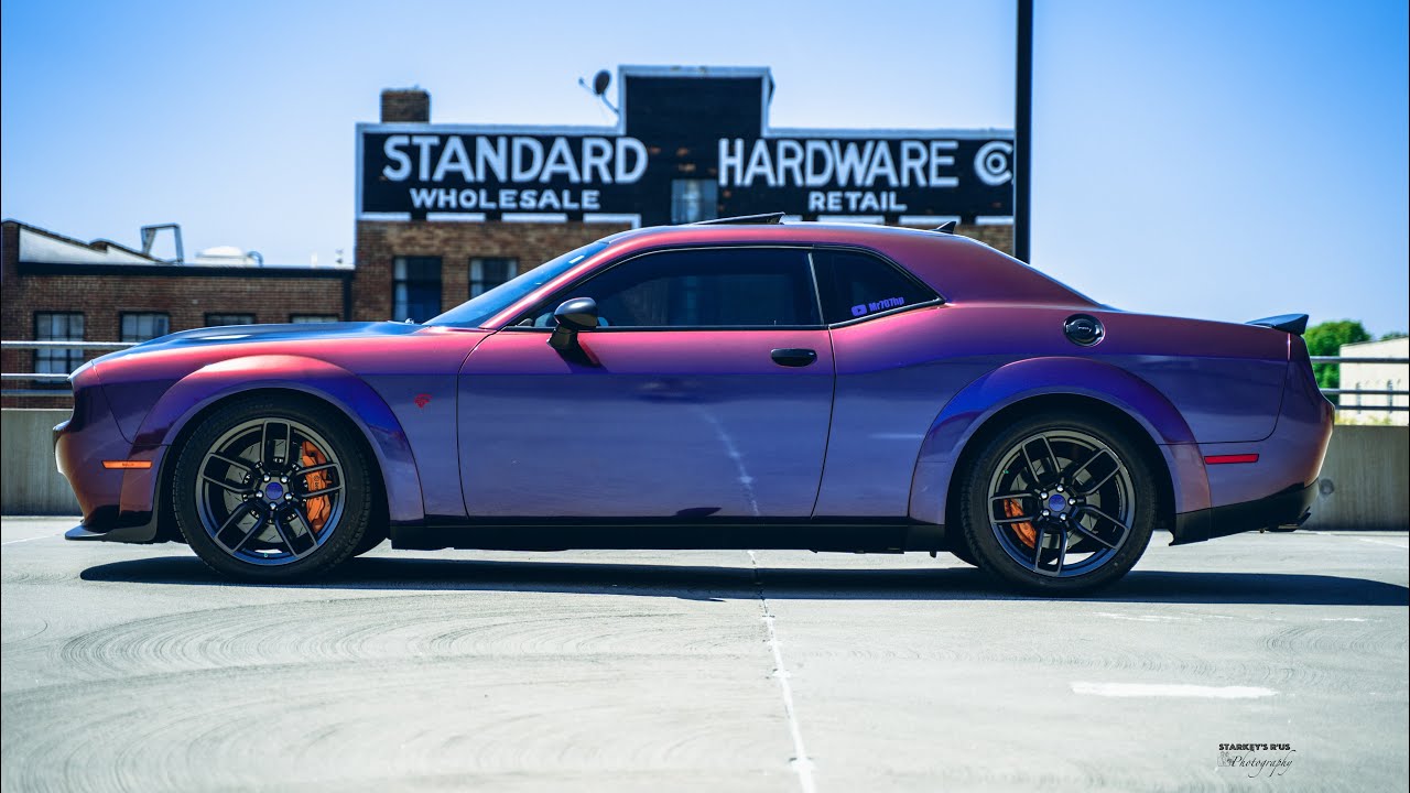 BEST CAR WRAP EVER??? **WIDEBODY HELLCAT Custom Wrap** Avery Dennison ROARING THUNDER |MUST SEE!|