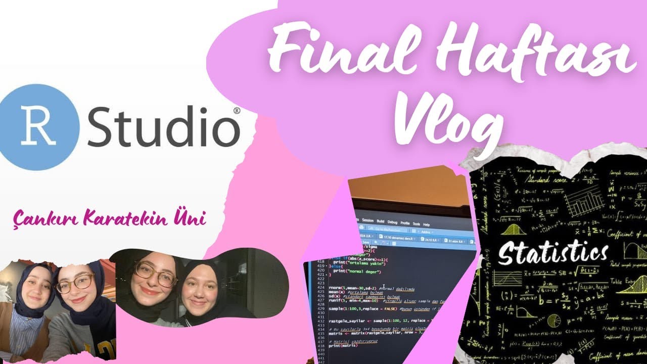 ÇAKÜ’ DE FİNAL HAFTASI | GRN İLE BOL DERS ÇALIŞMALI VLOG