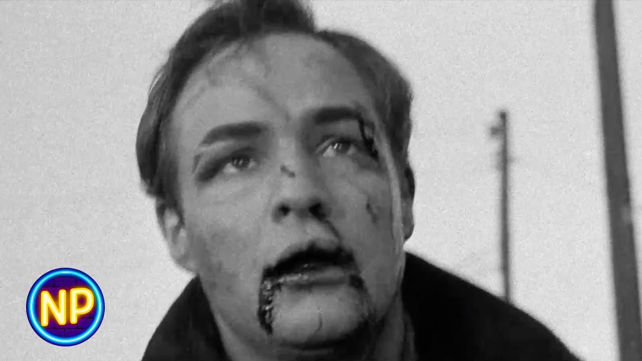 A Beat Up Terry Gets Up and Walks Into the Shipyard | On The Waterfront (1954) | Now Playing