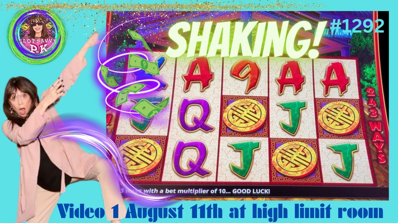 4 COIN SHAKER IN THE HIGH LIMIT ROOM on Triple Fortune Dragon RISING w PK Video 1 August 11, #slots