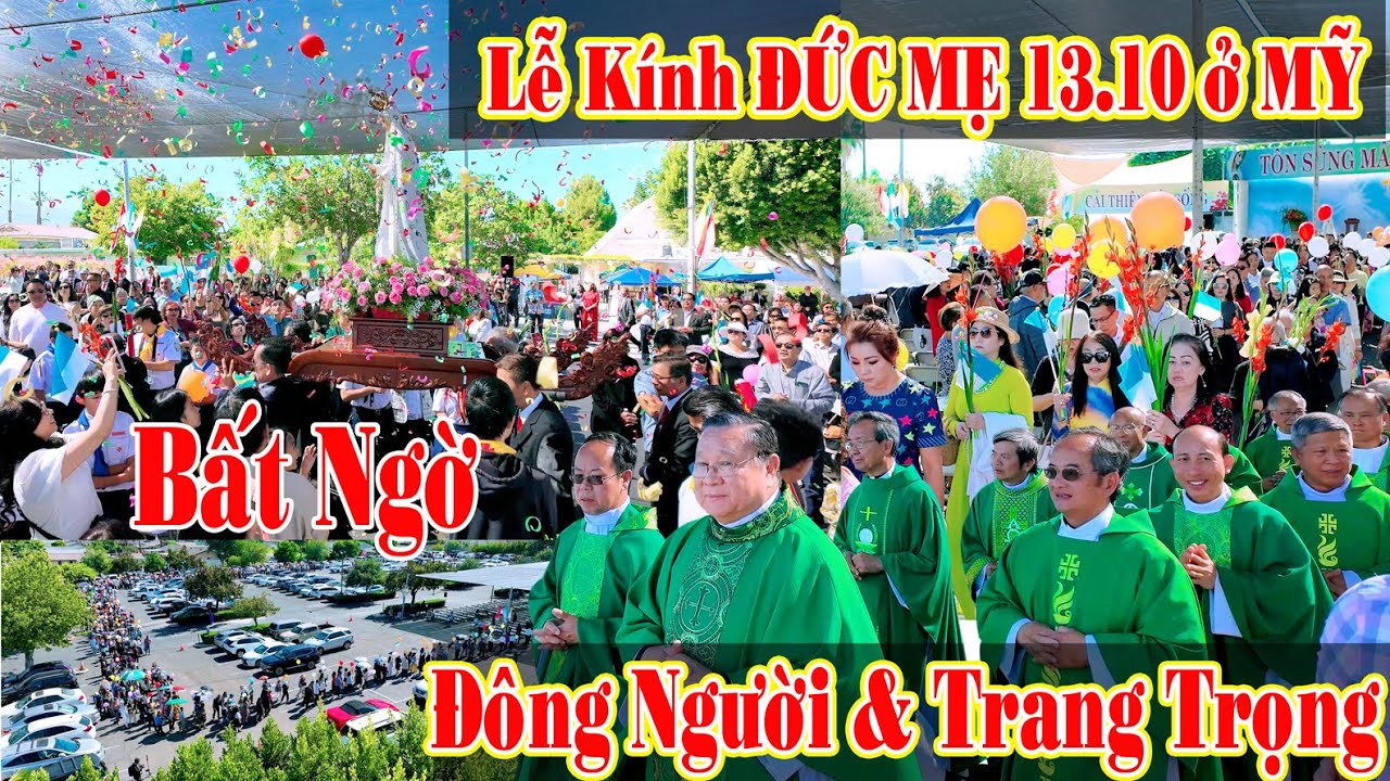 Lễ Kính ĐỨC MẸ 13/10 Ở MỸ | Bất Ngờ Vì Sự ĐÔNG NGƯỜI và TRANG TRỌNG | Đền MẸ DÂNG CON | Corona ,Ca.