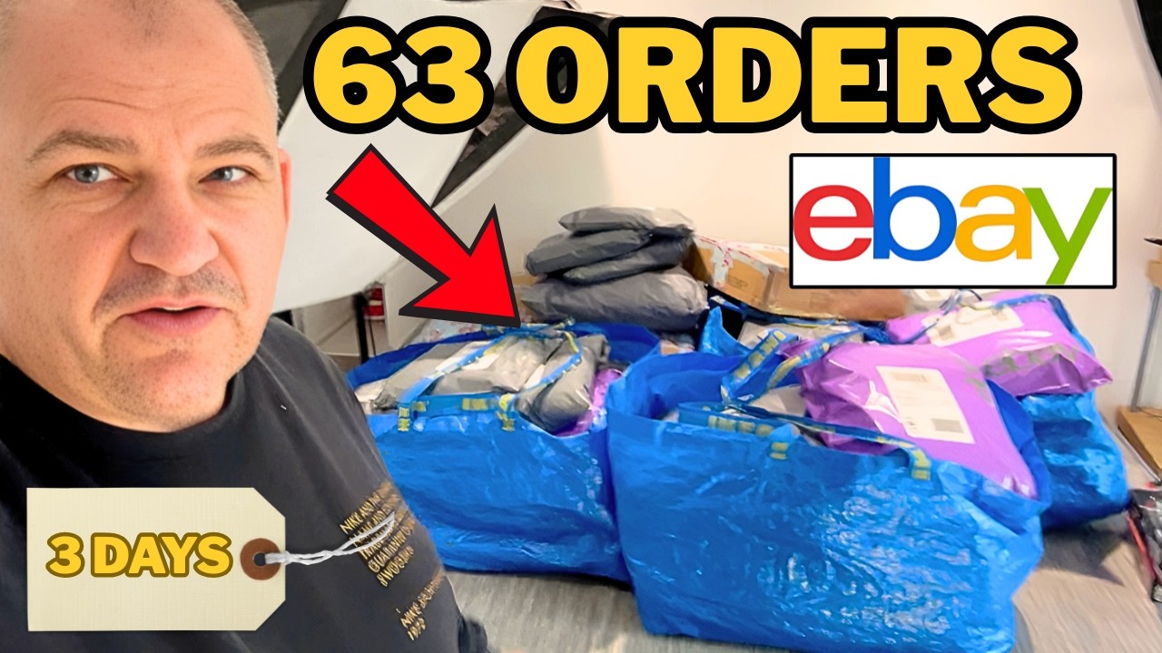 Мой самый загруженный день на eBay — 63 заказа отправлены!