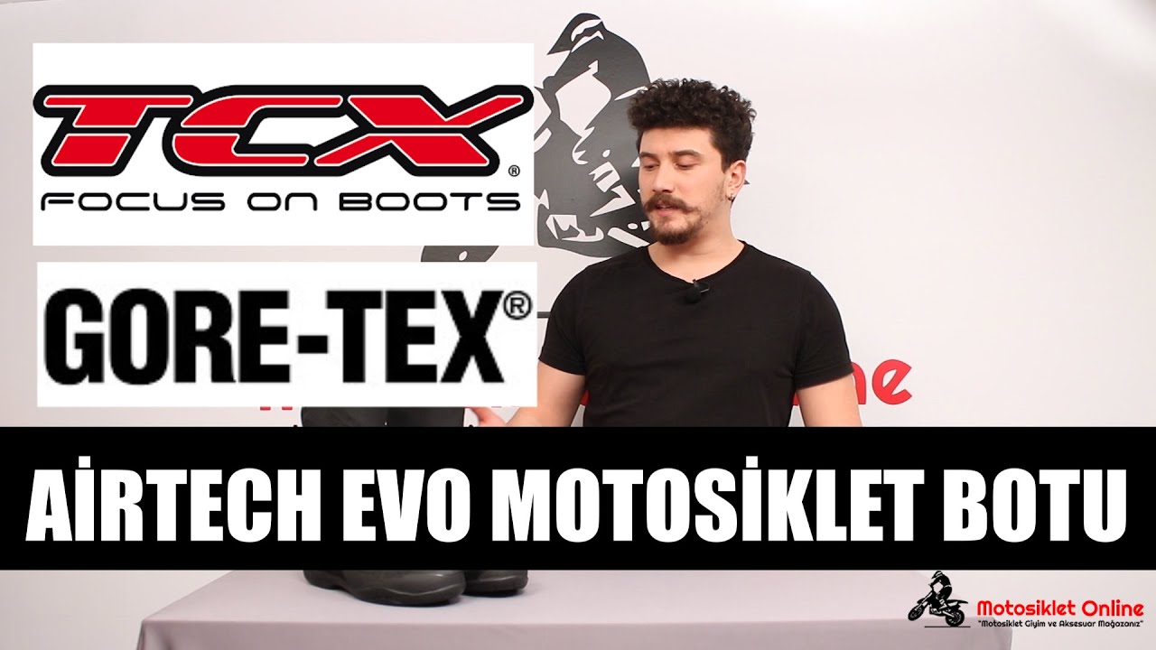 TCX Airtech Evo GORE-TEX Motosiklet Botu | Fileli Yapı | 6 Yerden Full Koruma
