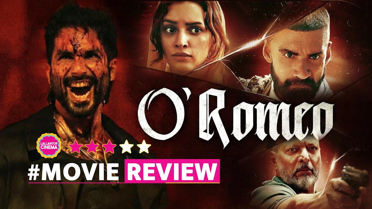O Romeo Movie Review in Hindi|Shahid Kapoor| Tripti Dimri |Nana Patekar |Vishal Bhardwaj | Tamannaah