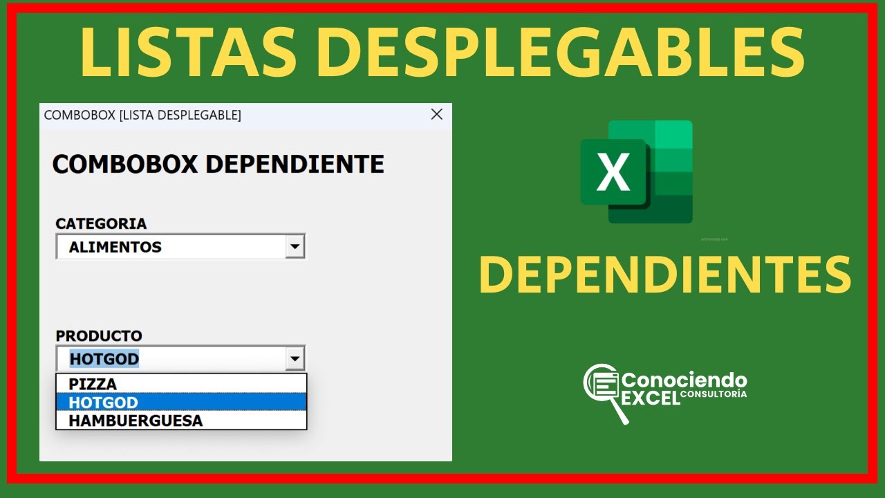 Como Crear Combobox dependientes en Excel vba
