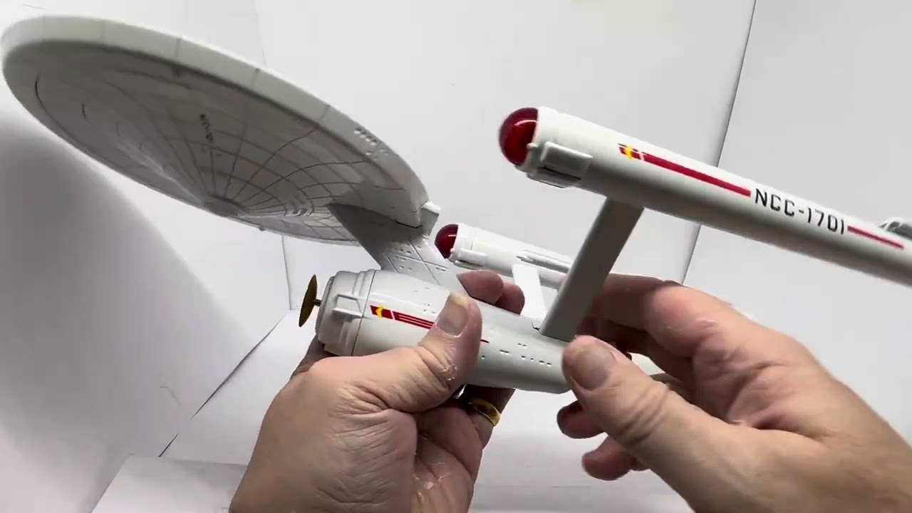 Vintage 1991 Franklin Mint Star Trek Original Series 25th USS Enterprise NCC-1701 Precision Model