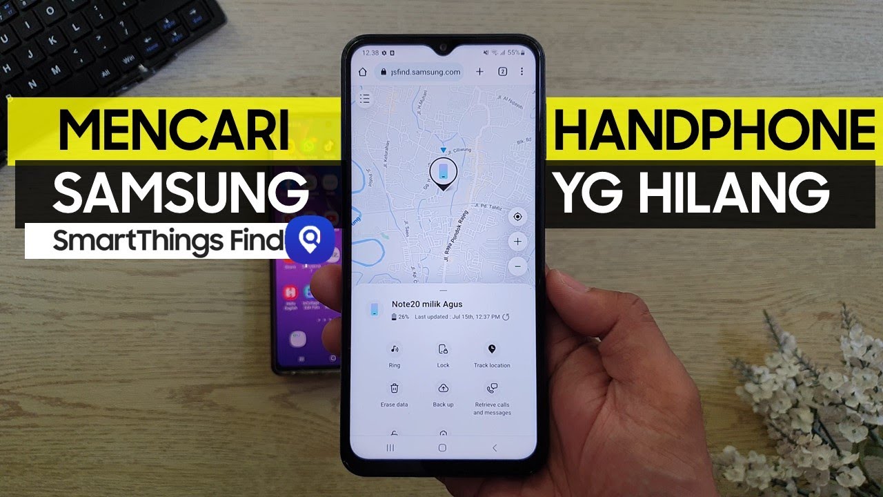 Mencari Handphone Samsung yang Hilang dengan Samsung SmartThings Find