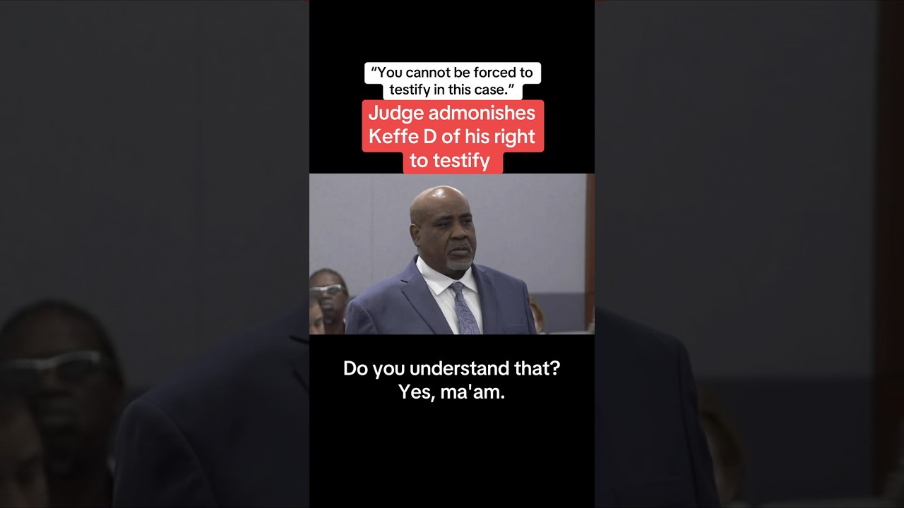 Judge Admonishes Keffe D Of His Right Ti Testify In 2Pac Murder Trial