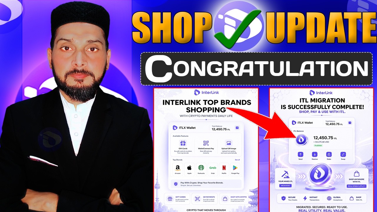 How to Shop from Top Brands on Interlink Network? ITLX Wallet Setup | Last Step Before Verification!