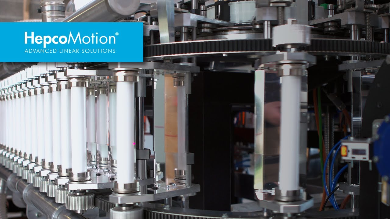 Circuit PRT2 au cœur d’une ligne de Soufflage de Flacons | HepcoMotion Cas d’Application
