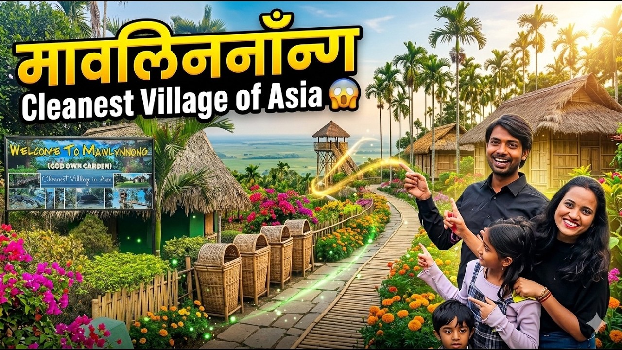 मावलिननोंग – एशिया का सबसे साफ़ गाँव! Meghalaya का Hidden Paradise | Cleanest Village of Asia