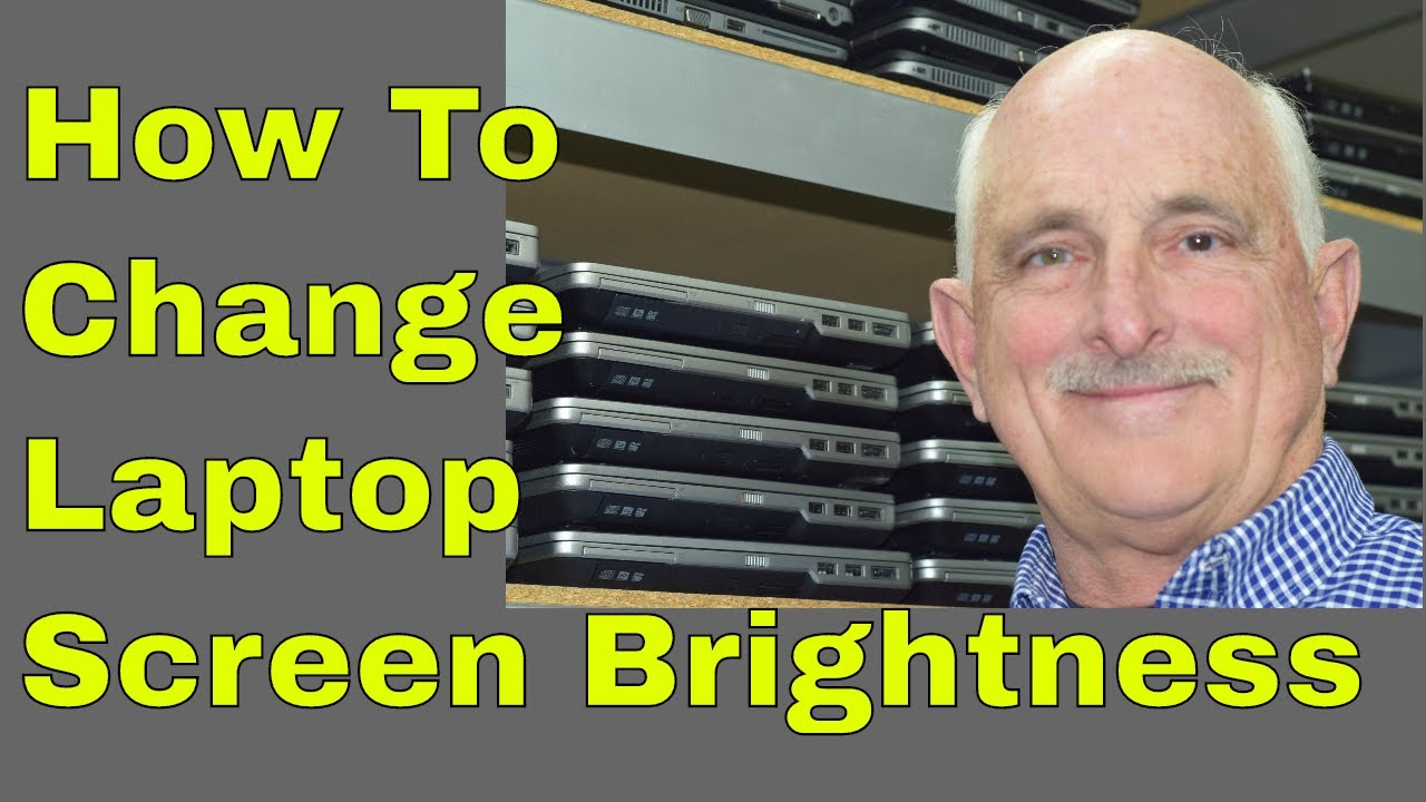 Change Laptop Screen Brightness in Windows 7