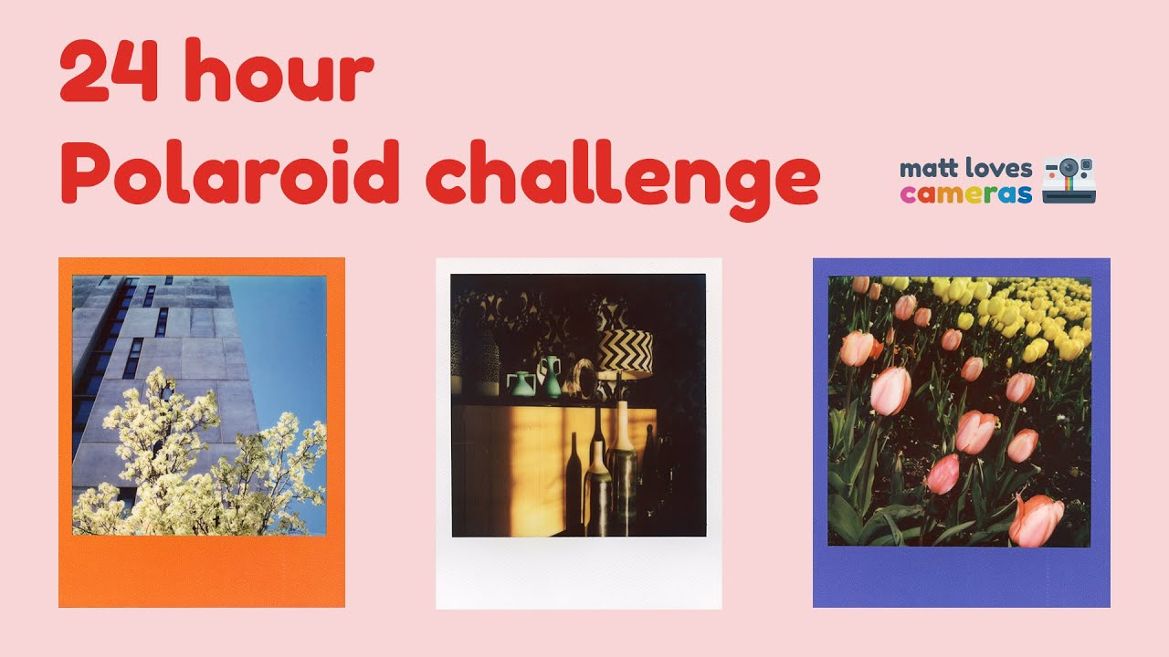 ⏰ 24 Hour Challenge with the Polaroid SLR 680 😍