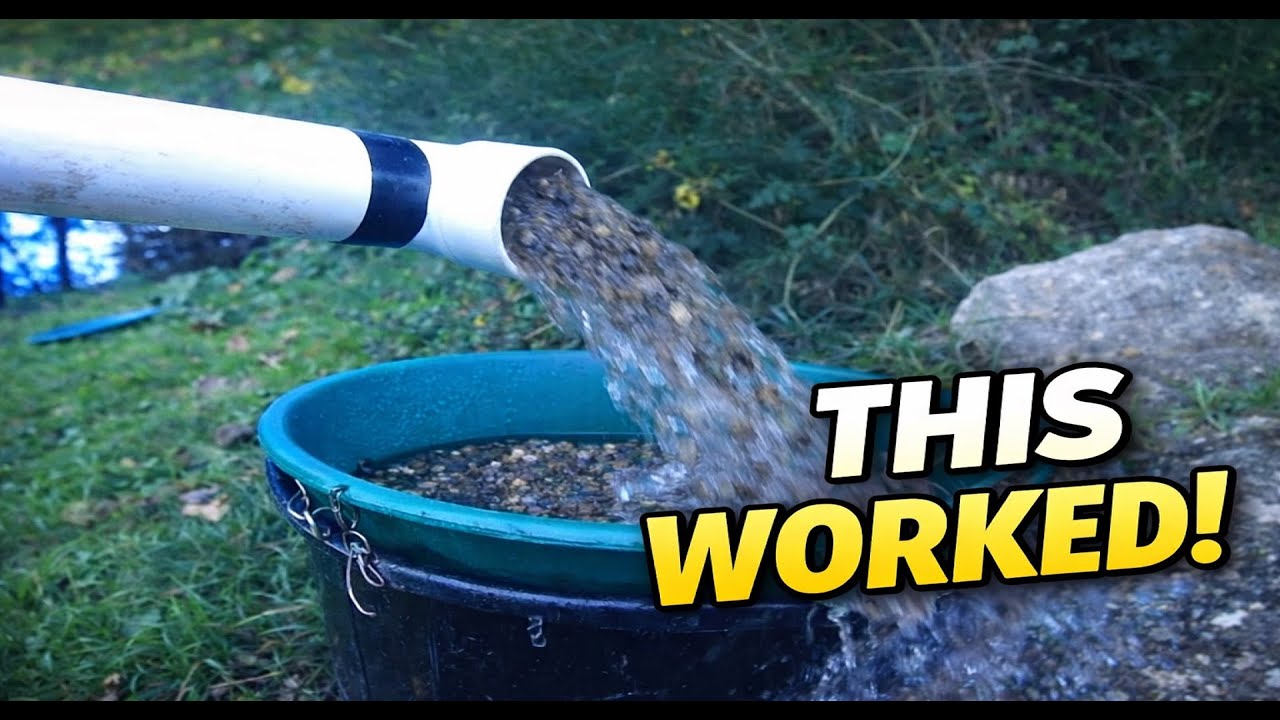 Sampling an Irish River for Gold Using a Sucker Tube