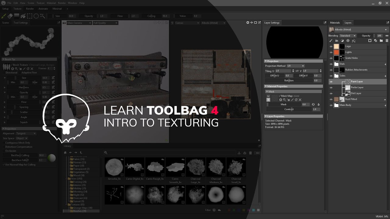 Введение в текстурирование — Изучение Toolbag 4, Эпизод 3