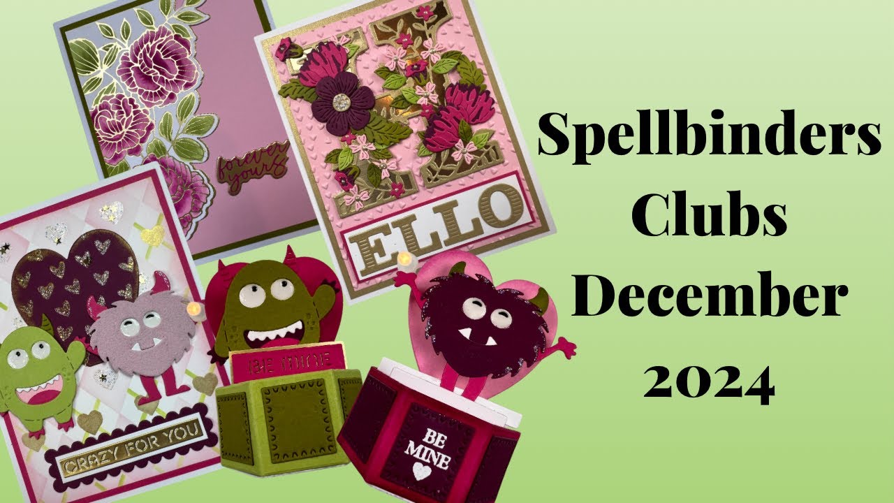 Spellbinders Clubs for December 2024