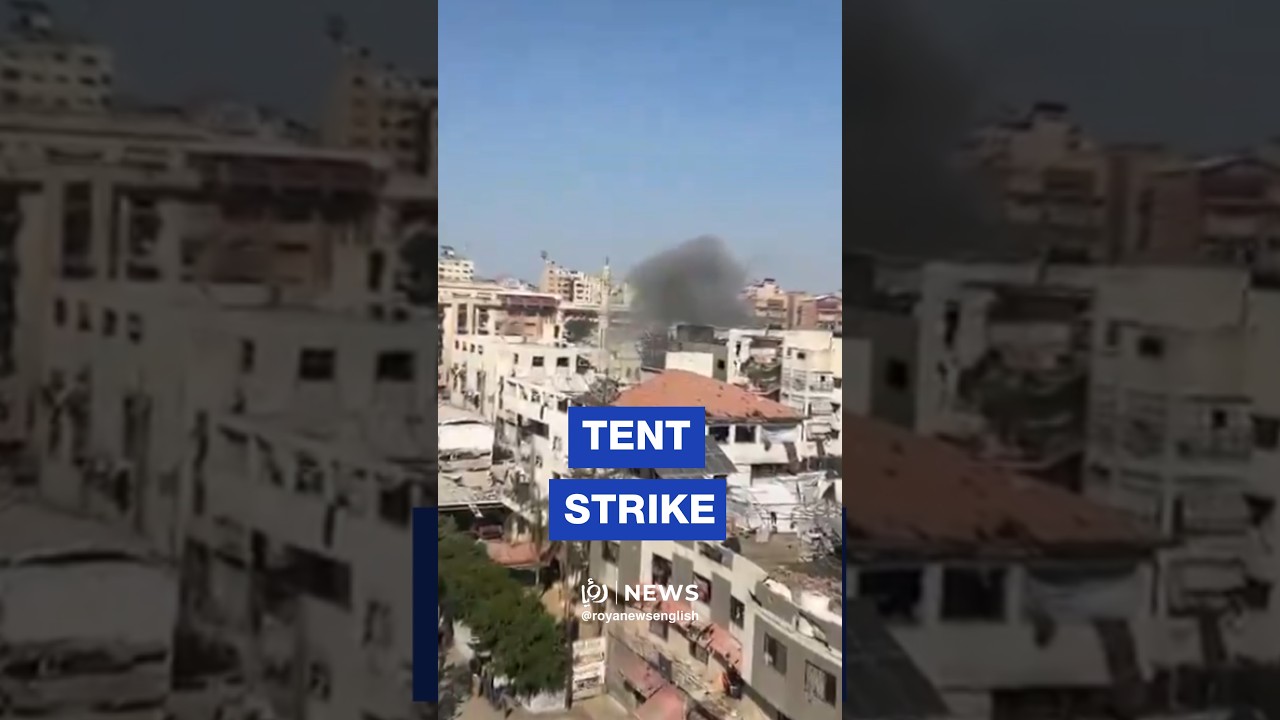'Israeli' airstrike hits displacement tent in Gaza City