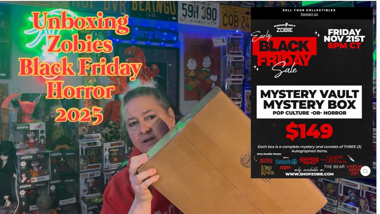 Распаковка 2 коробок Zobie Black Friday Horror Boxes 2025