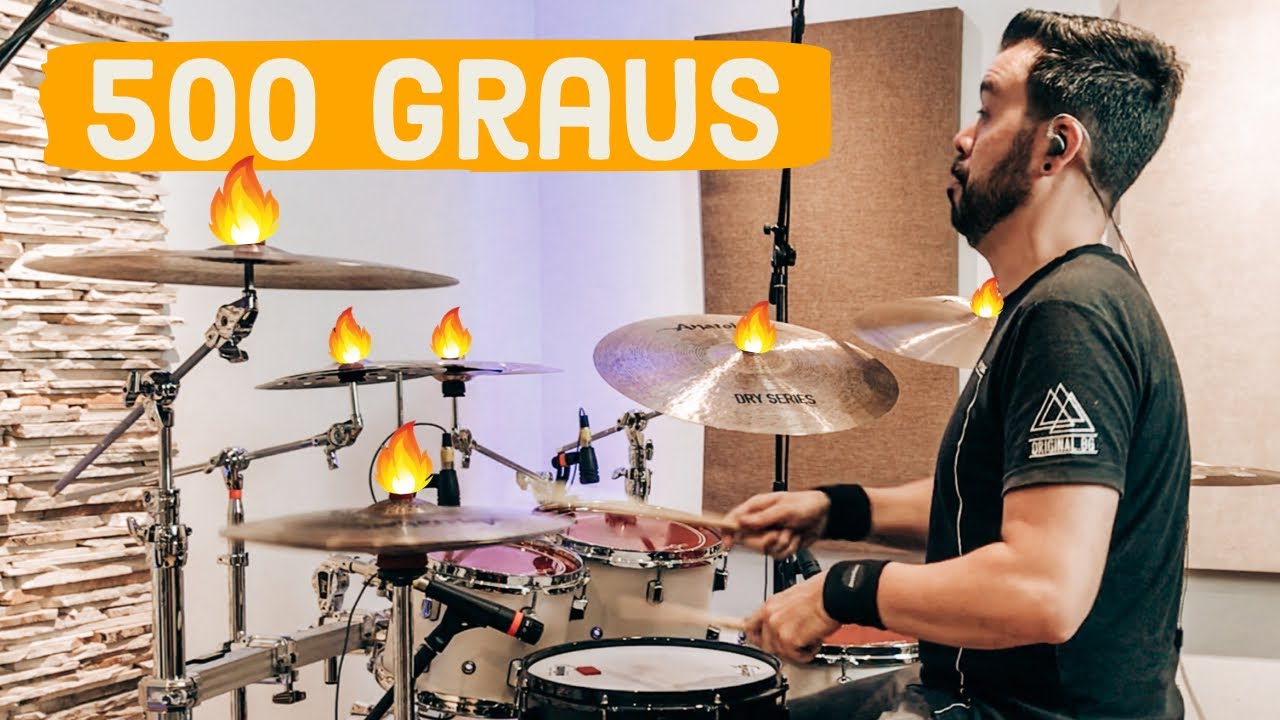 500 GRAUS - CASSIANE - JC Batera (DRUM COVER)