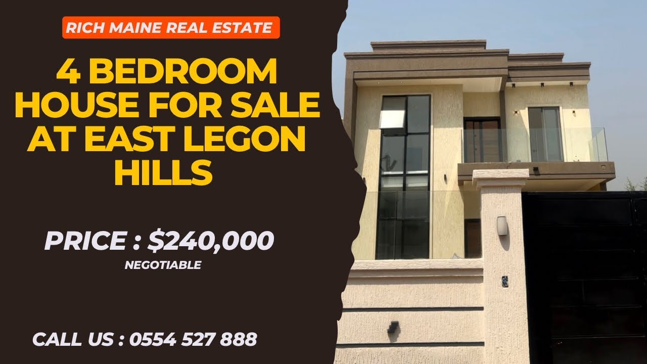 I Toured 4 Bedroom House at East Legon Hills! 