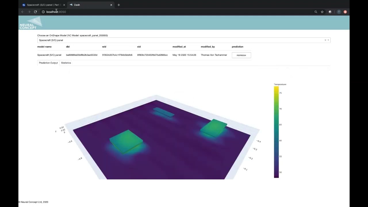 Neural Concept ShapeとOnshapeの連携による基盤の伝熱解析