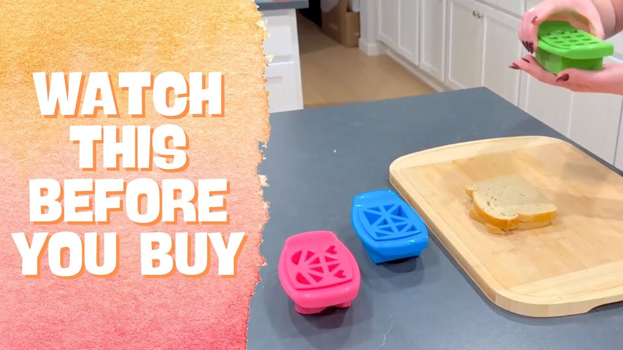 FUNBITES Sandwich Cutter for Kids Lunch, Mini Cookie Cutters, Bento Box Accessories