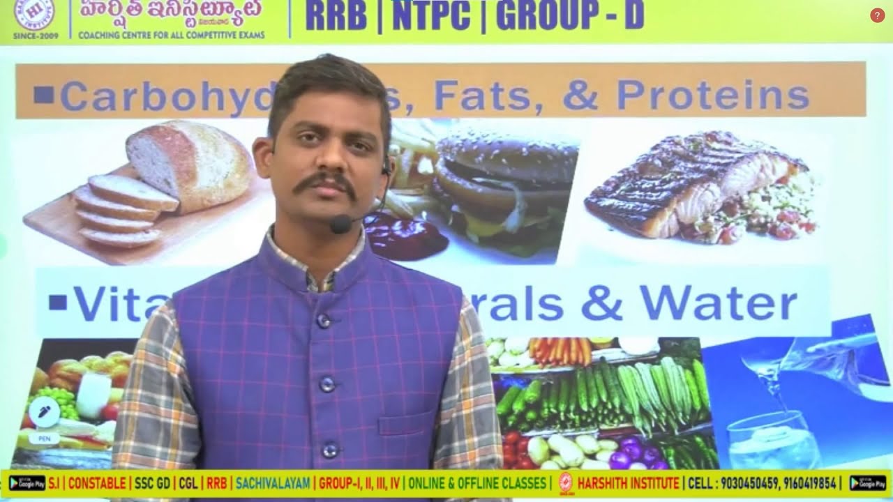 RRB NTPC TELUGU | SI | CONSTABLE | DSC | Vitamins Of Biology Class
