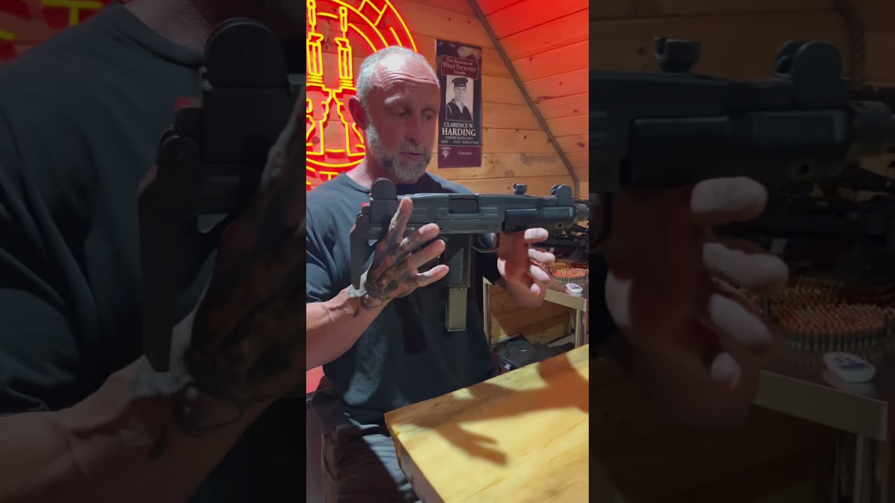 Check out the post-sample Uzi! #uzi #gun #tactical #fullauto #fullautofriday
