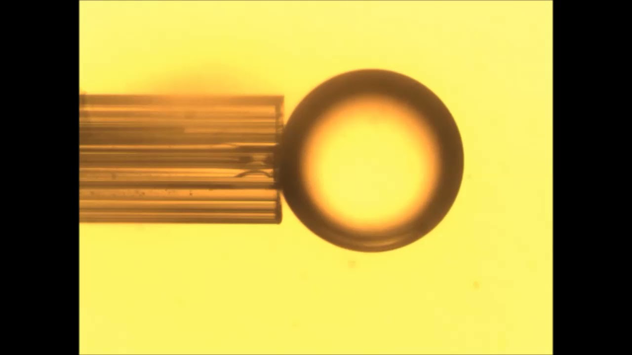 Droplet Formation by Confined Liquid Threads inside Microchannels