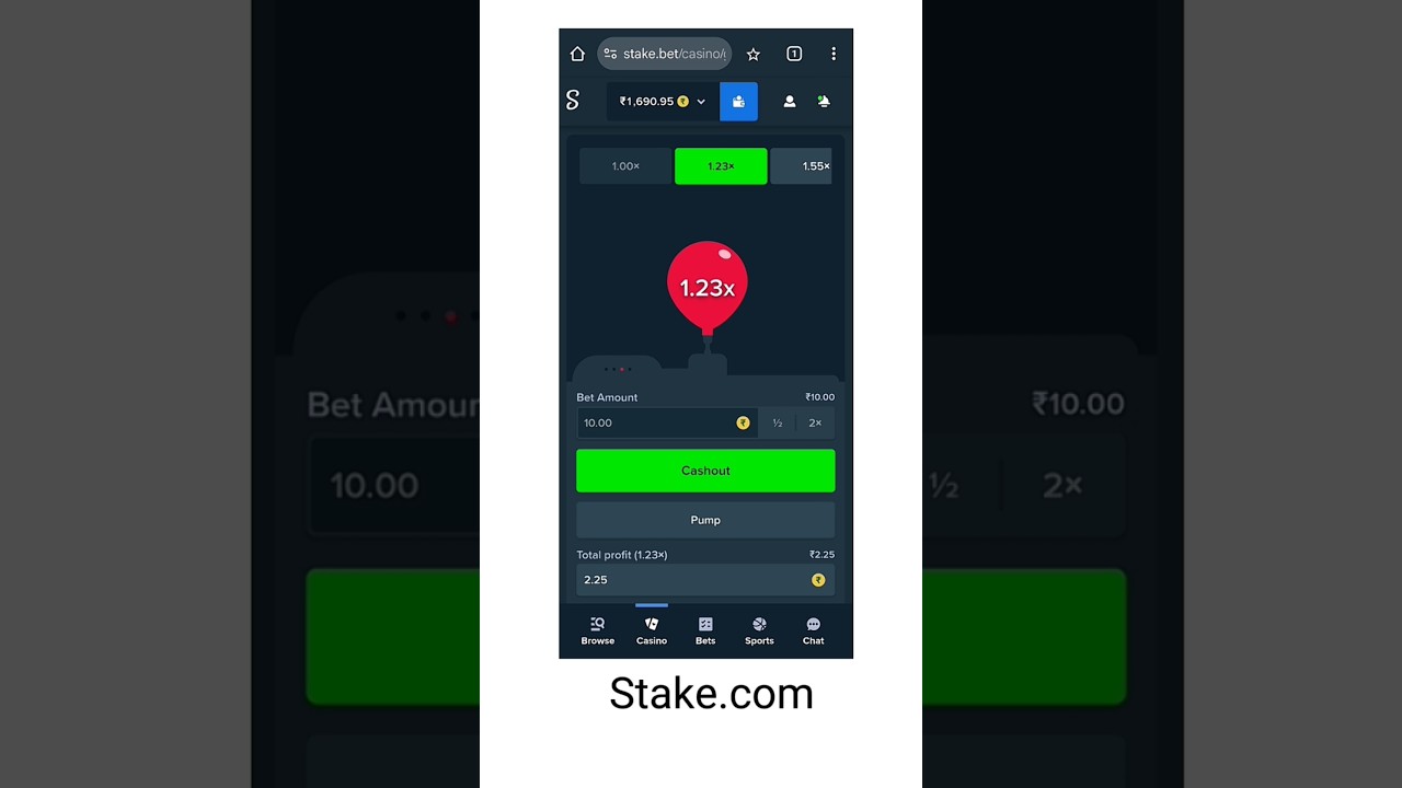 Stake com Pump Game play 🔥