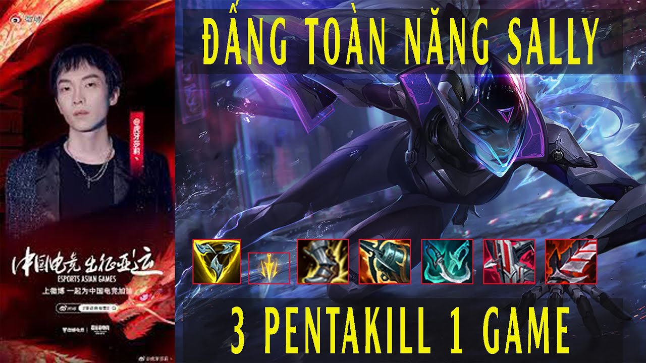 SALLY DUO CÙNG NỮ STREAMER CẦM SIÊU XẠ THỦ VAYNE FARM 36 MẠNG VÀ CÓ 3 PENTAKILL MÃN NHÃN
