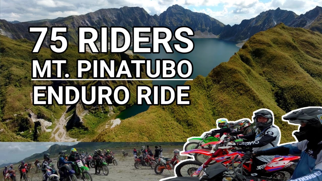 MT. PINATUBO ENDURO RIDE WITH 75 RIDERS!