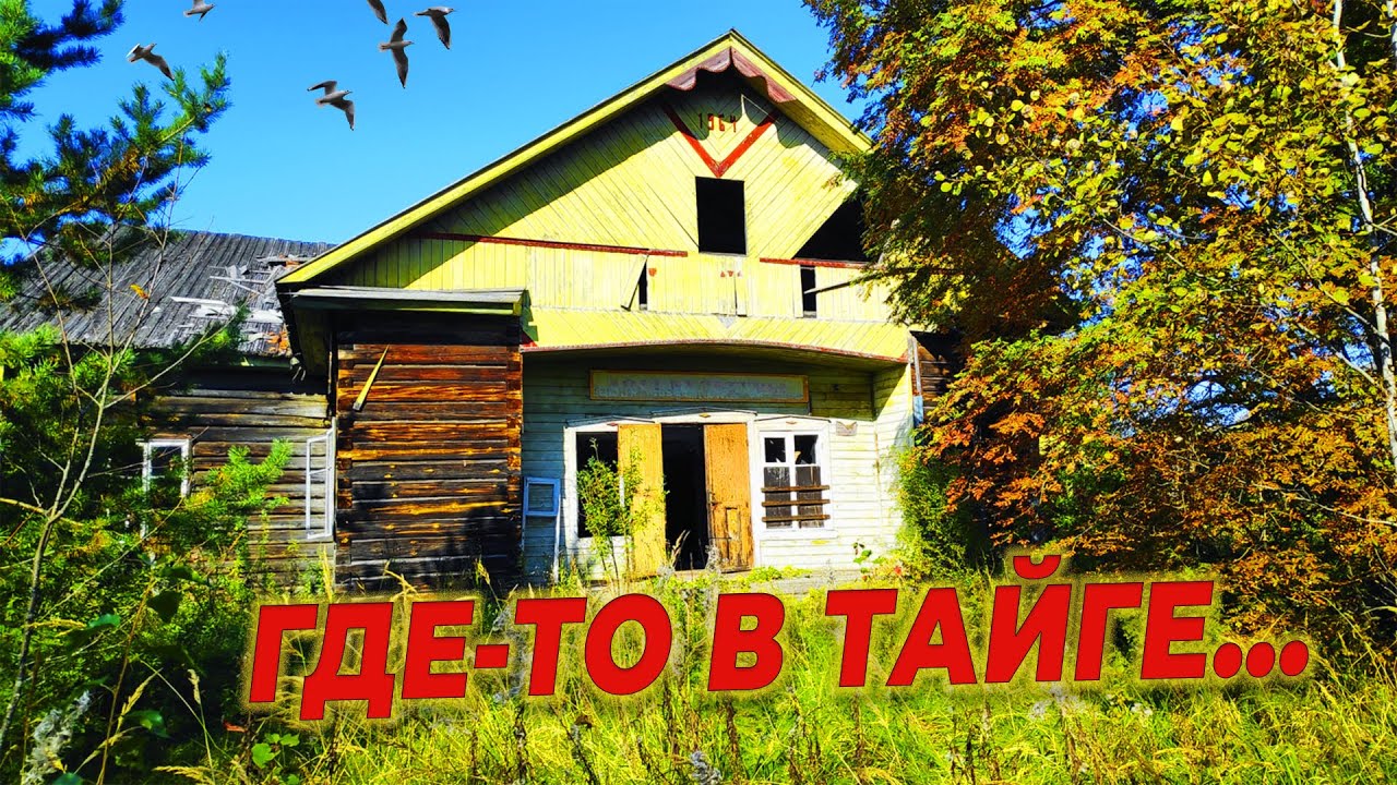 ГДЕ ТО В ТАЁЖНЫХ ЛЕСАХ ЗАБРОШЕННЫЙ ПОСЁЛОК ЛЕСОРУБОВ