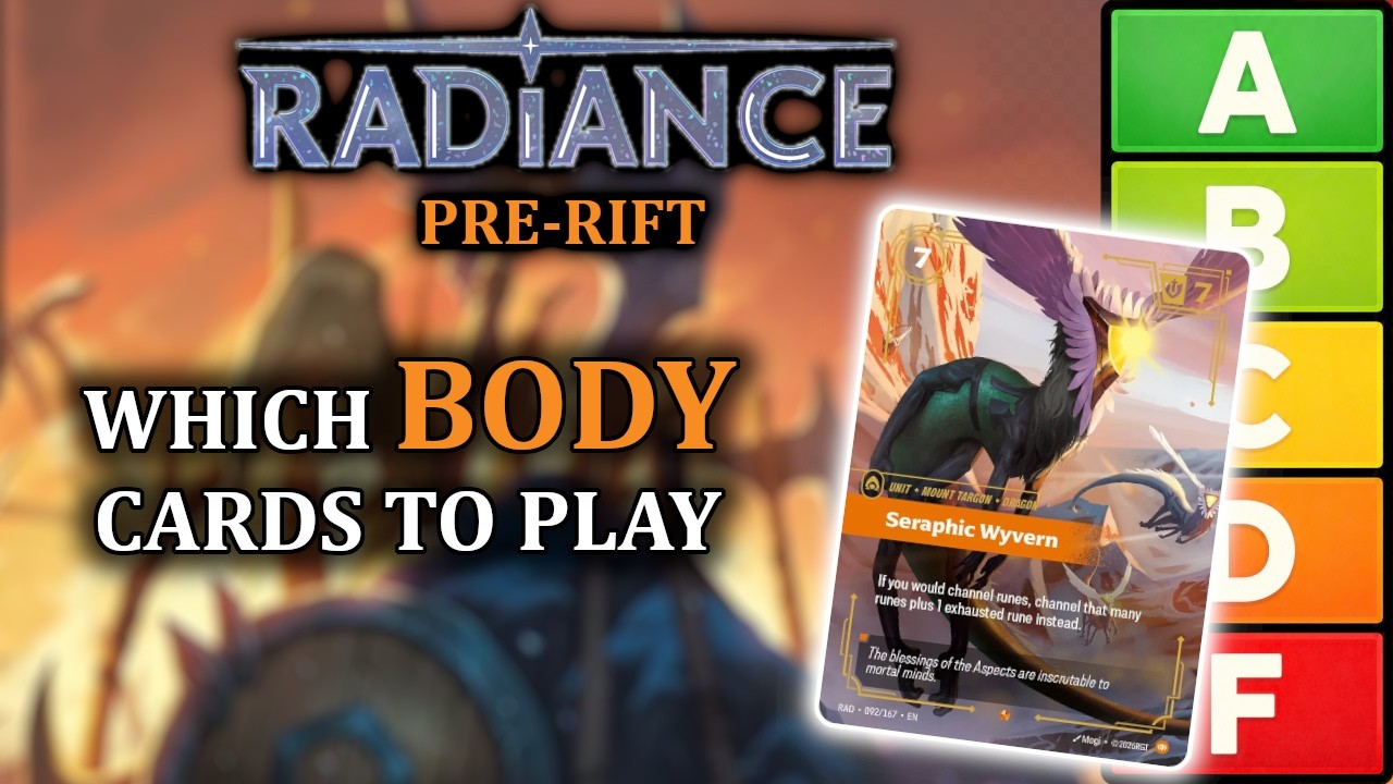 ВСЕ карты BODY в Radiance: рейтинг для Pre-Rift! | Обзор сета Riftbound