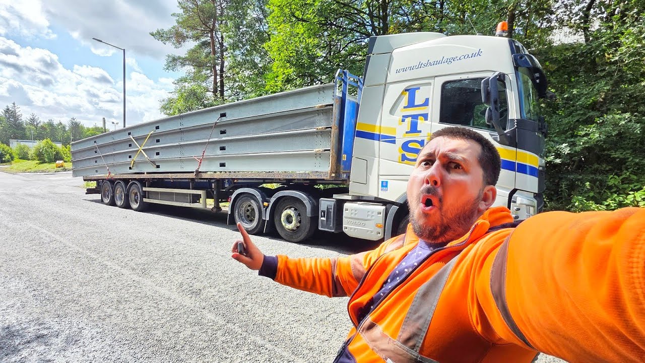 cea mai LUNGA CURSA din VIATA MEA   TRANSPORT GABARIT DEPASIT
