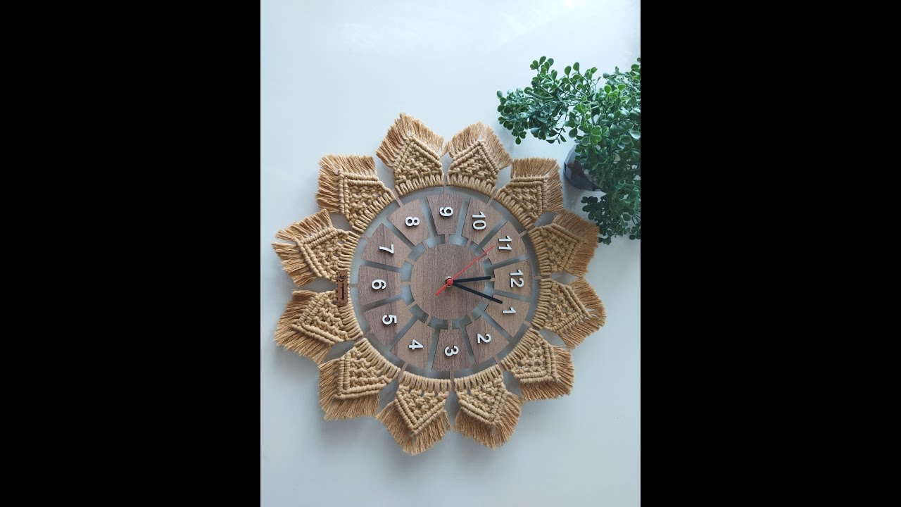makrome saat yapımı