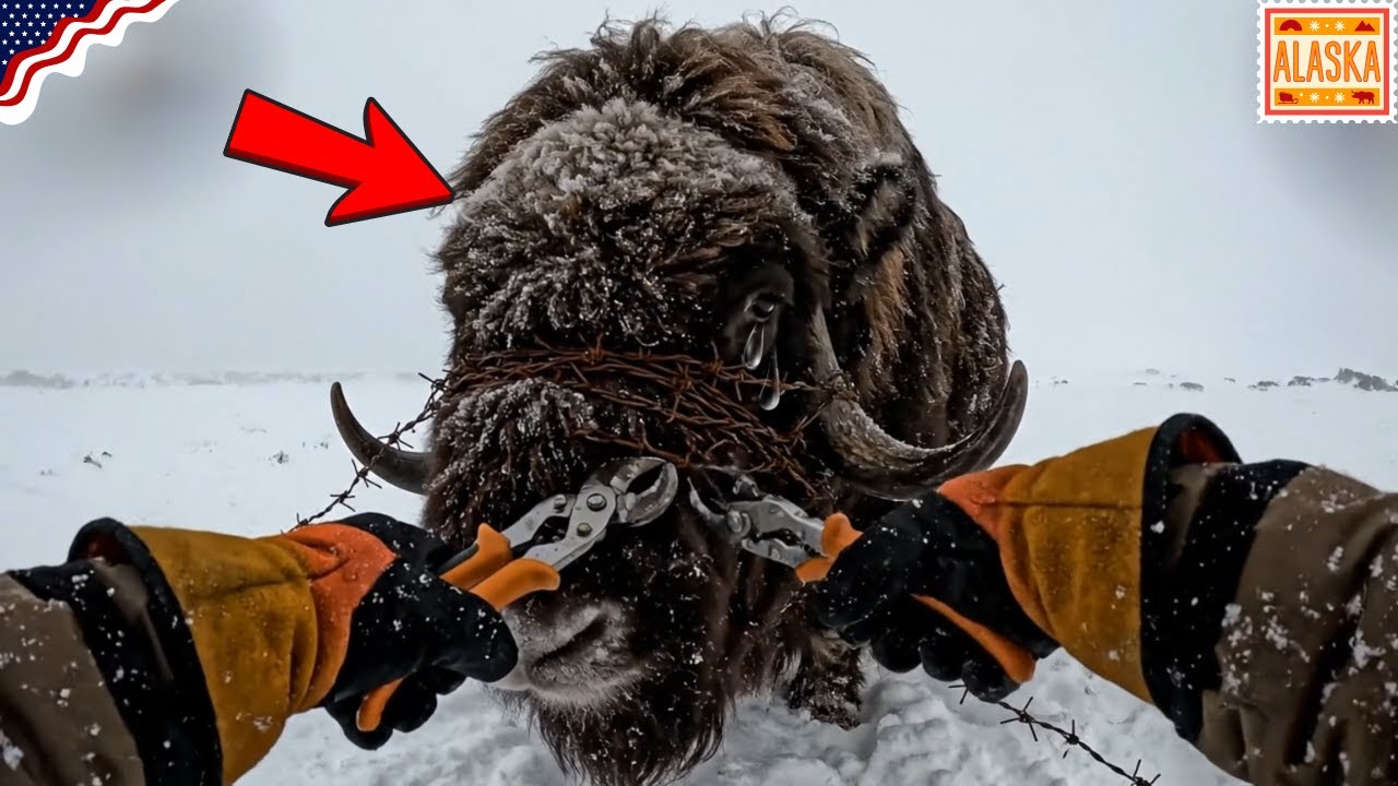 A Mother Muskox Was Stuck in Alaska — Until the Coast Guard Stepped In