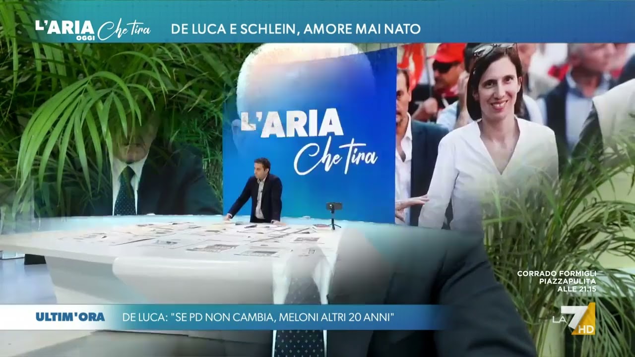 Vincenzo De Luca critico con Elly Schlein: 