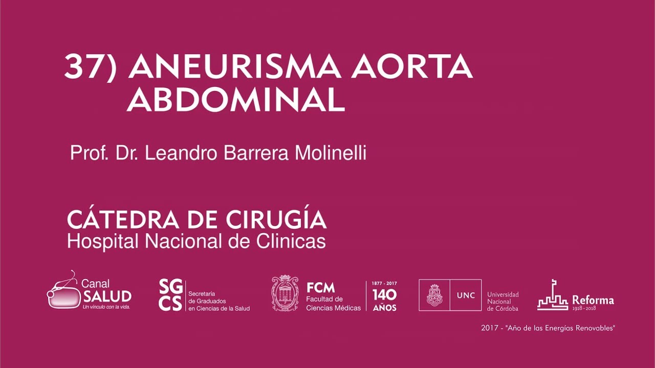 037 Aneurisma adbominal de aorta